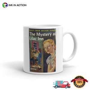 nancy drew mystery stories The Mystery at Lilac Inn ceramic coffee mugs Ink In Action