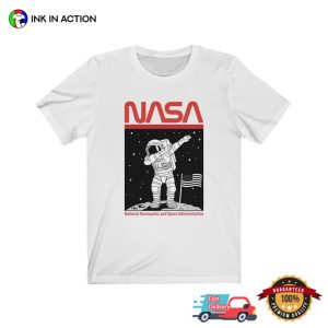 nasa astronaut On Moon T Shirt 3 Ink In Action