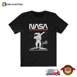 nasa astronaut On Moon T Shirt 4 Ink In Action