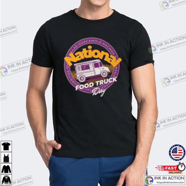 National Food Truck Day Food Track T-shirt