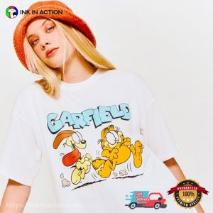 odie and garfield Graphic T shirt 2