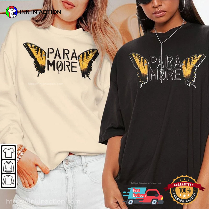 Tops, Paramore Crop Top Paramore Shirt Brand New Eyes Album Butterfly  Album Paramore T