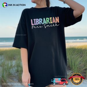 Personalized Name Librarian, Elementary Librarian Shirt