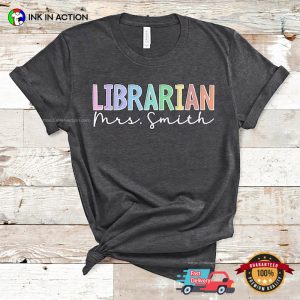 personalized name Librarian Elementary librarian shirt 3 Ink In Action