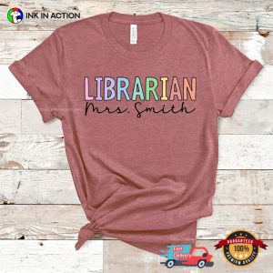 personalized name Librarian Elementary librarian shirt 4 Ink In Action