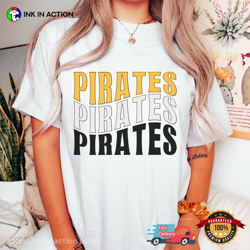 Pitt Pirates Baseball Unisex Shirt - Ink In Action