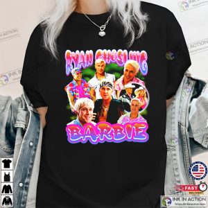 ryan gosling barbie movie 2023 Comfort Color T Shirt 3 Ink In Action