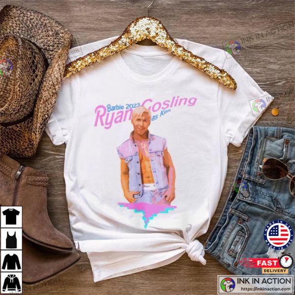 Ryan Gosling Barbie Movie T-Shirt Ryan Gosling As Ken Shirt