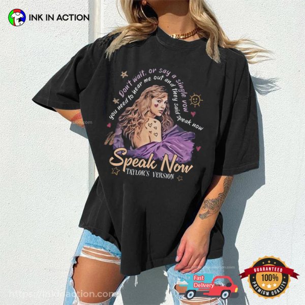 Speak Now Taylors Version Taylor Swift 2023 Tour T-shirt