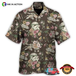 star wars stormtrooper Hawaiian Shirt star war art 1 Ink In Action