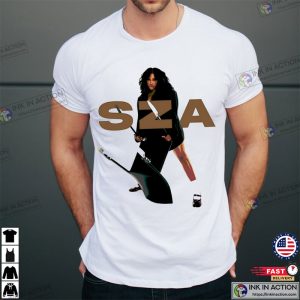 sza 2023 Graphic T shirt 3 Ink In Action