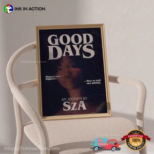 sza good days RB Music Singer Poster 2