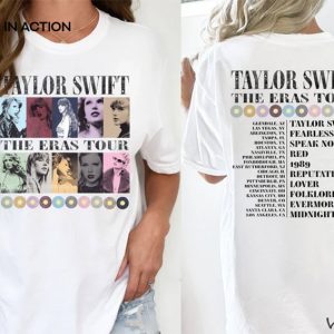 taylor swift the eras tour With Tour Dates Shirt 2 Ink In Action