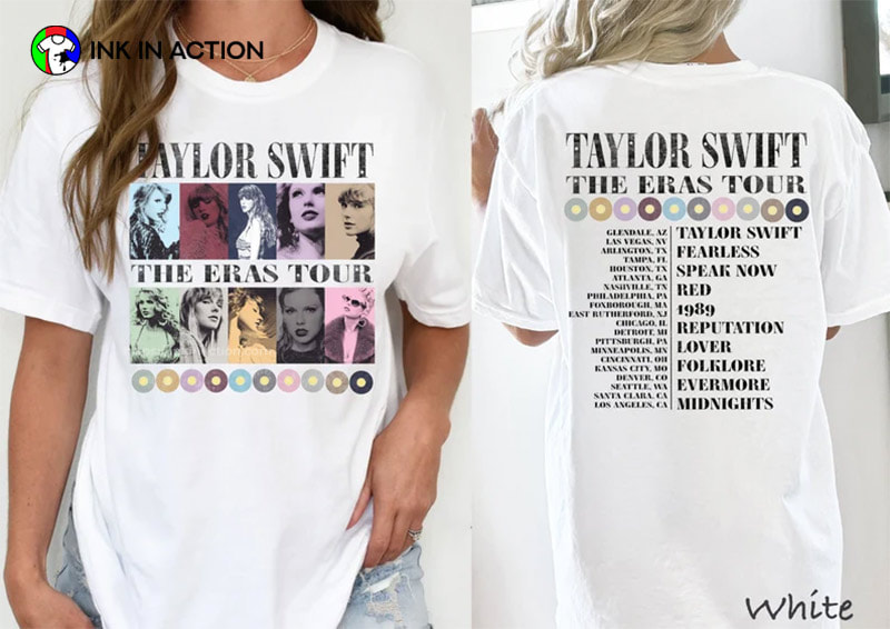 Taylor Swift The Eras Tour Merch, TS The Eras Tour 2023 T-Shirt - Ink In  Action