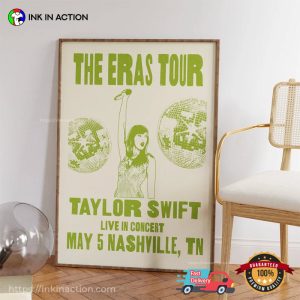 2023 Taylor Swift Tour Nashville May 5 Poster