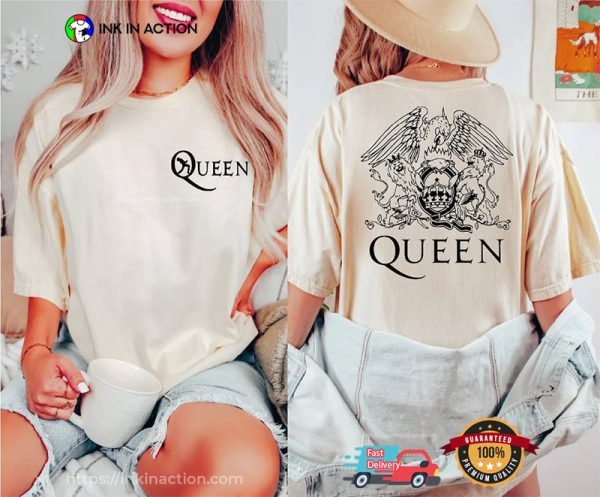 80s Nostalgia Vintage Style Queen Rock Band Shirt