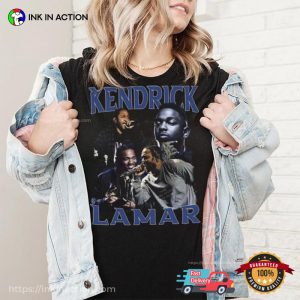 90s Kendrick Lamar Collage Edition Tee 1 Ink In Action