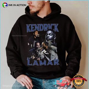 90s Kendrick Lamar Collage Edition Tee 2 Ink In Action