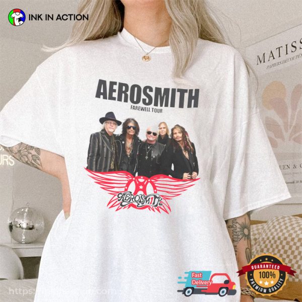 Aerosmith 2023 – 2024 Peace Out Farewell Tour Shirt