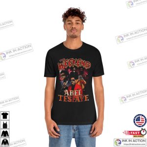 Abel Tesfaye the weekend singer Vintage Style Shirt 2 Ink In Action