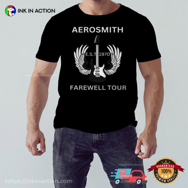 Aerosmith Farewell Tour 2023 Vintage T-shirt