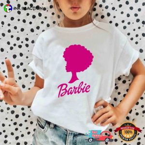 African American Black Barbie In Pink Style Shirt