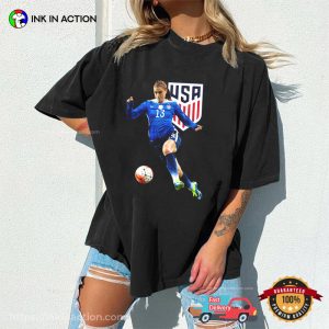 Alex Morgan 13 San Diego Perfomance USA Shirt 1 Ink In Action