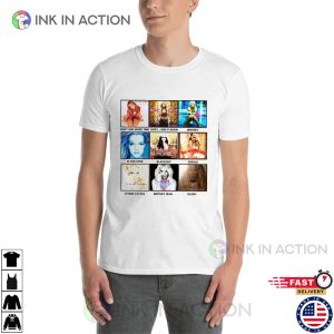 All Eras Style Of britney spears 90s Shirt 3 Ink In Action
