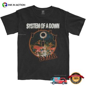 B.Y.O.B System Of A Down Unisex T Shirt Ink In Action