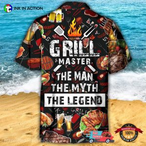 Barbecue Food Grill Master BBQ Hawaiian Shirt