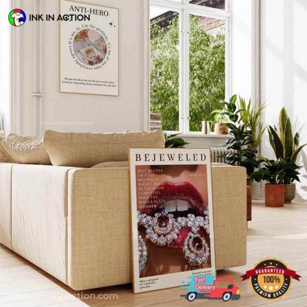 Bejeweled, Midnights Album Merch, Swiftie Merch Print Poster