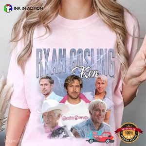 Barbie 2023 Ryan Gosling As Ken 90s Portrait Shirt