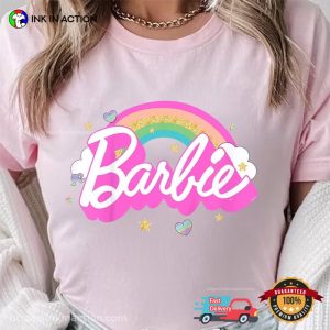 Barbie Rainbow Party Girls Shirt