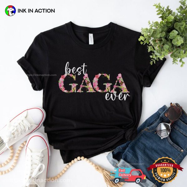 Best Gaga Ever Flower Cute Shirt, Lady Gaga 2023