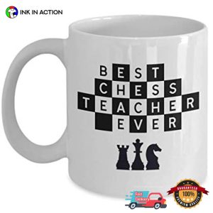 Best chess teacher Ever Mug chess clubs Gift 3 Ink In Action