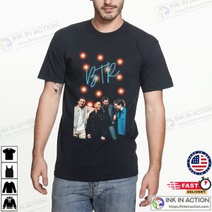 Big Time Rush btr concert Live Collection Music Shirt 1 Ink In Action