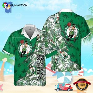 Boston Celtics Tropical Flowers Tropical Shirt Summer Holiday Gift