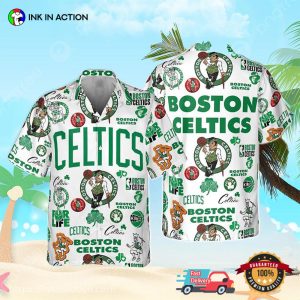Boston Celtics National Basketball Association Hawaiian T-Shirts