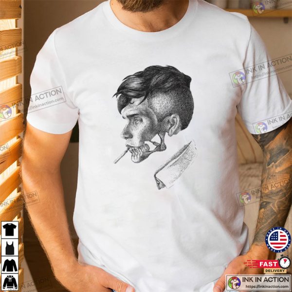 Cillian Murphy Art Peaky Blinders T-Shirt, Cillian Murphy Movies