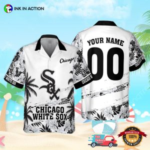 Chicago White Sox Baseball Flower Pattern Summer Personalized Hawaiian Shirt