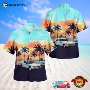 Chicago Illinois Chicago Police Department Dodge Monaco 1974 Hawaiian Shirt