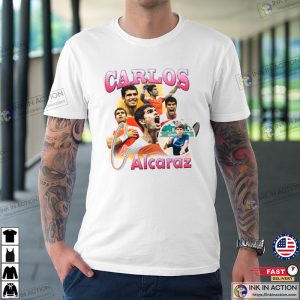 Carlos Alcaraz US Open Finals T Shirt 1 Ink In Action