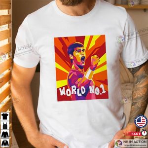 Carlos Alcaraz World No 1 Shirt 2 Ink In Action