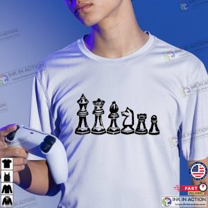 Chessmans Shirt chess club Merch 3 Ink In Action