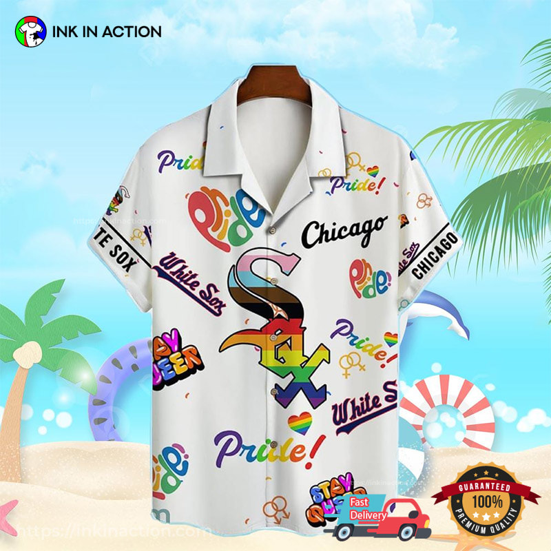Chicago MLB White Sox Happy Pride Month Hawaiian Shirt - Ink In Action