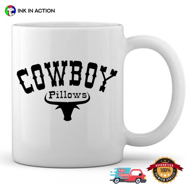 Cowboy Pillows Logo Coffee Cup