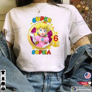 Custom Super Mario Birthday Shirt