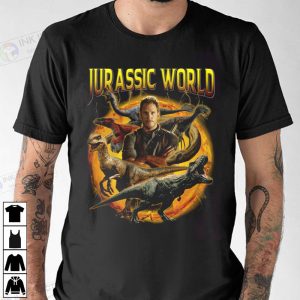 Dinosaur Jurassic Park Grady Pratt Portrait Shirt