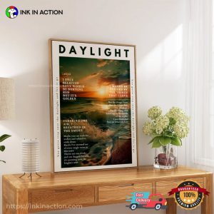 DaylightDigital Lyric PosterSwiftie Room Merch 2 Ink In Action