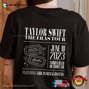 Detroit Taylors Version taylor swift 2023 2 Sided Shirt 2 Ink In Action